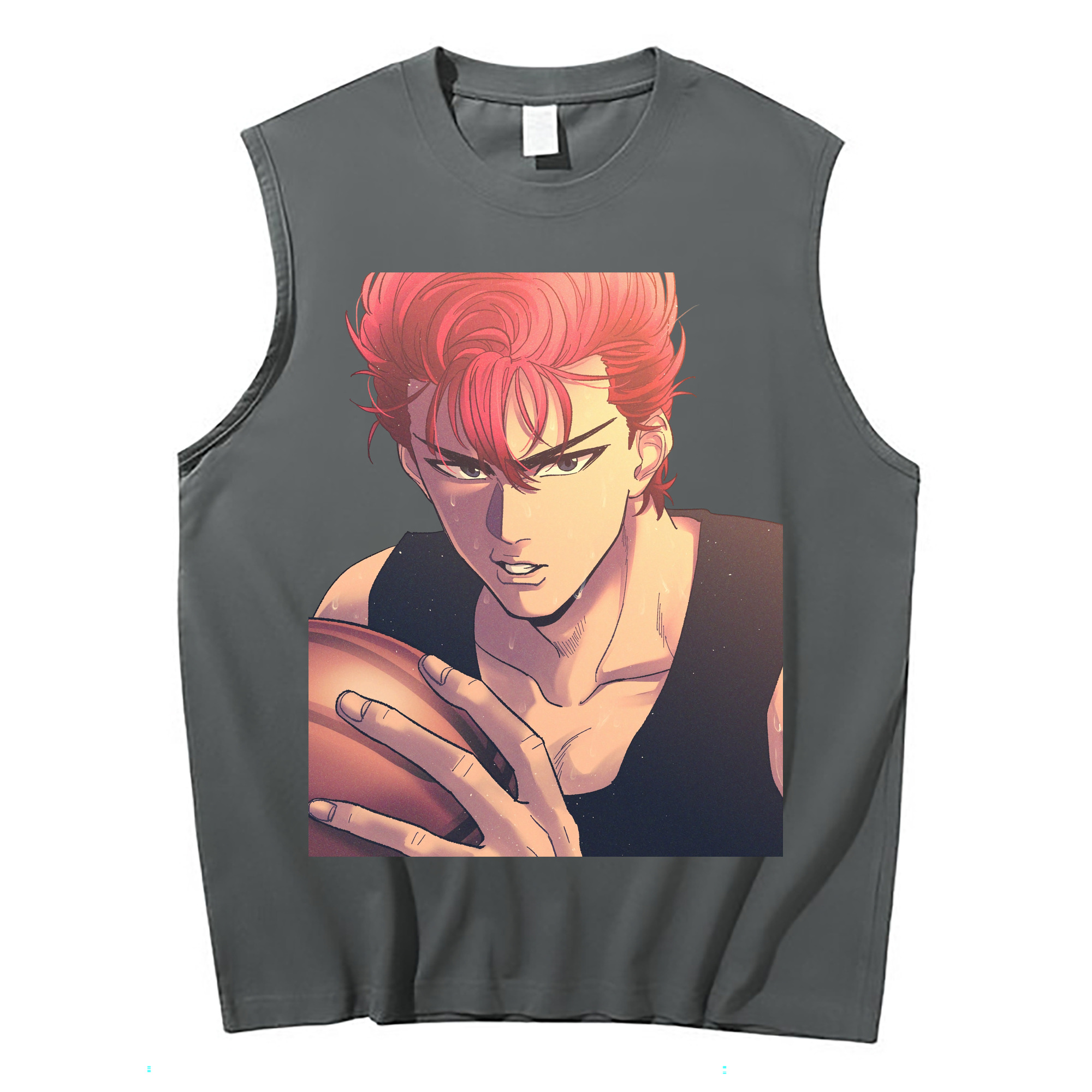 SLAM DUNK／スラムダンク コットン100％タンクトップ（フロントプリント）